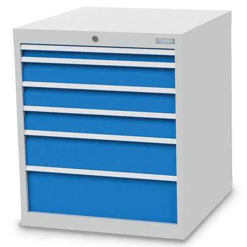 Schubladenschrank, 705 x 736 x 819 mm (BxTxH), R 24-24, Schubladenanzahl: 6