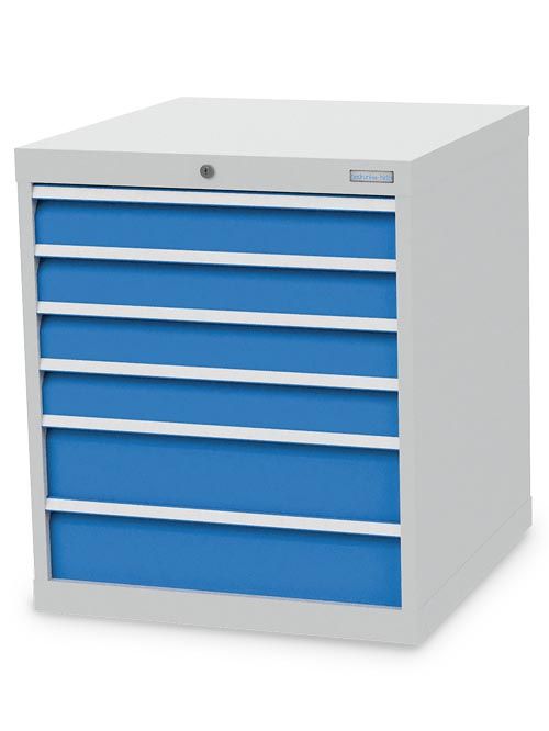 Schubladenschrank, 705 x 736 x 819 mm (BxTxH), R 24-24, Schubladenanzahl: 6