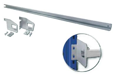 Palettenregal-Durchschubsicherung