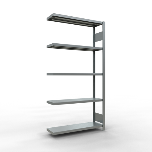 Fachbodenregal  Anbauregal, Fachbodenlast 330 kg, beidseitig nutzbar