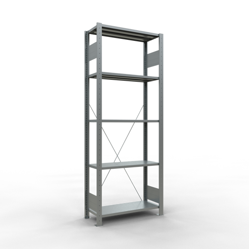 Fachbodenregal Grundregal, Fachbodenlast 150 kg, einseitig nutzbar