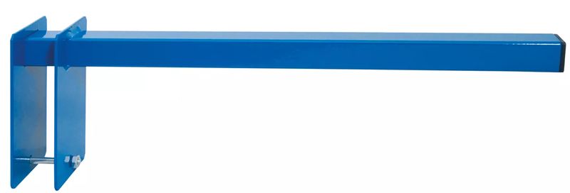 Trennarm für Profillager-Regal, T = 750 mm, blau