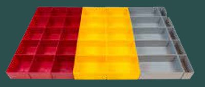 Einsatzkästen-Set 4, für Regalschublade S2