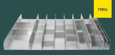 Schlitzwannen-Set 1, für Regalschublade S2