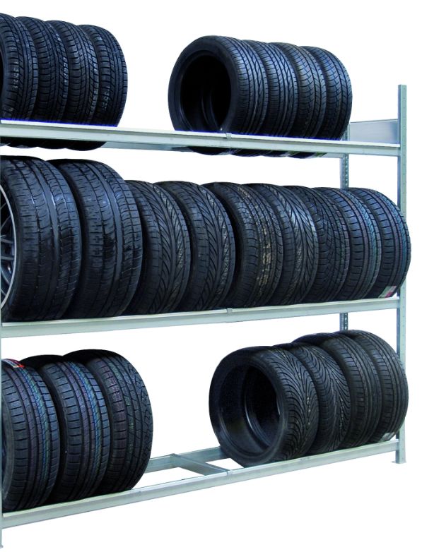 Grossfach-Räder-/Reifenregal, Anbauregal