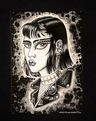She's a Rocker • High quality print • A4