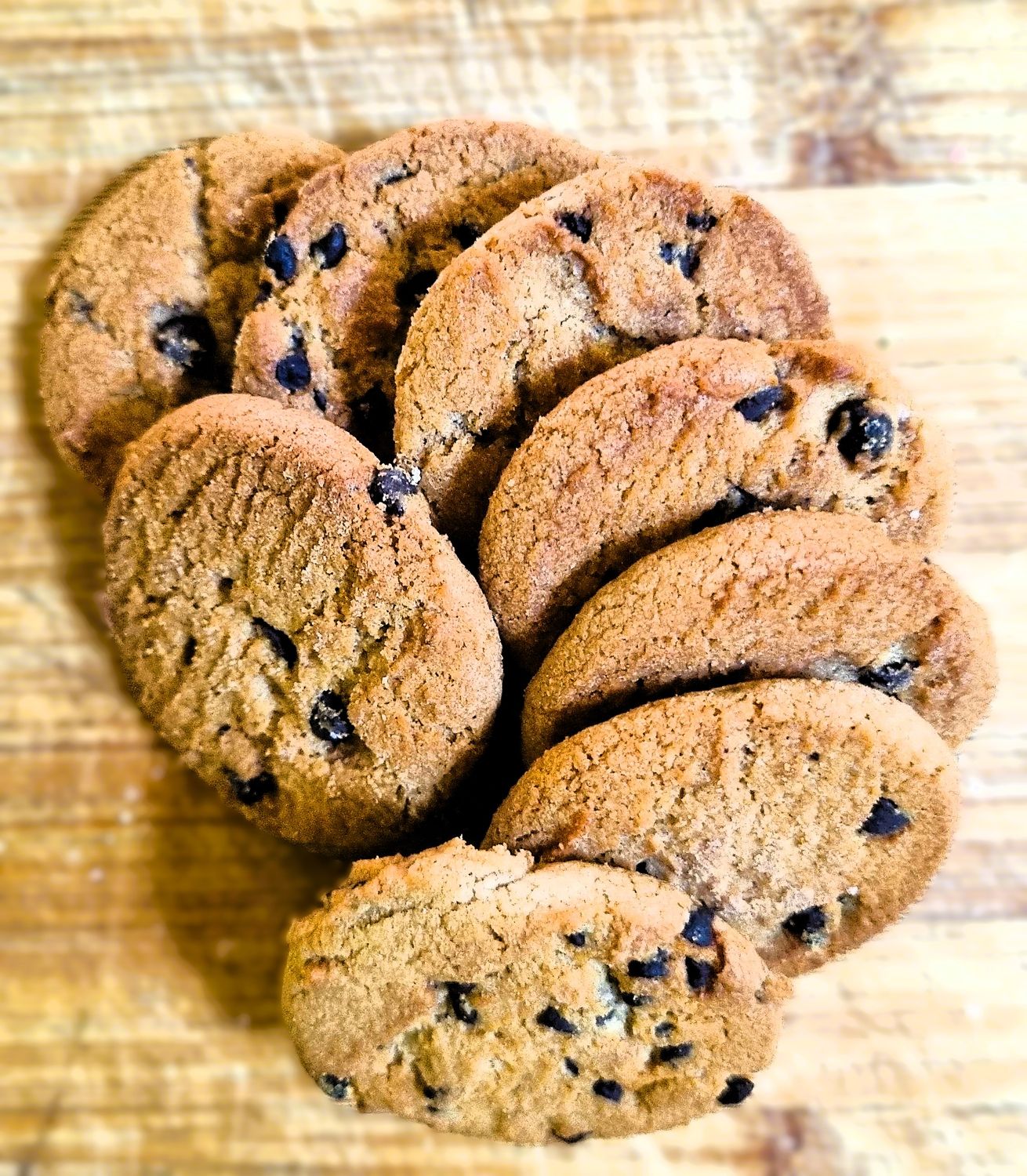 Choc Chip Cookies 5 pack (10mg CBD or FSE infused)