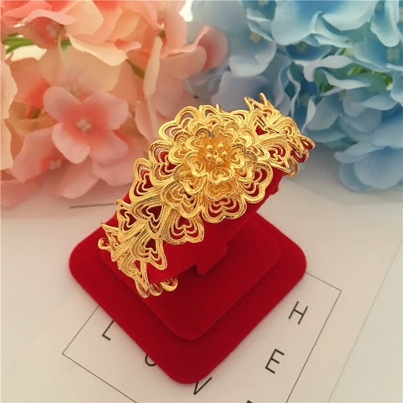 18k Gold Plated Bridal Wedding Bracelet