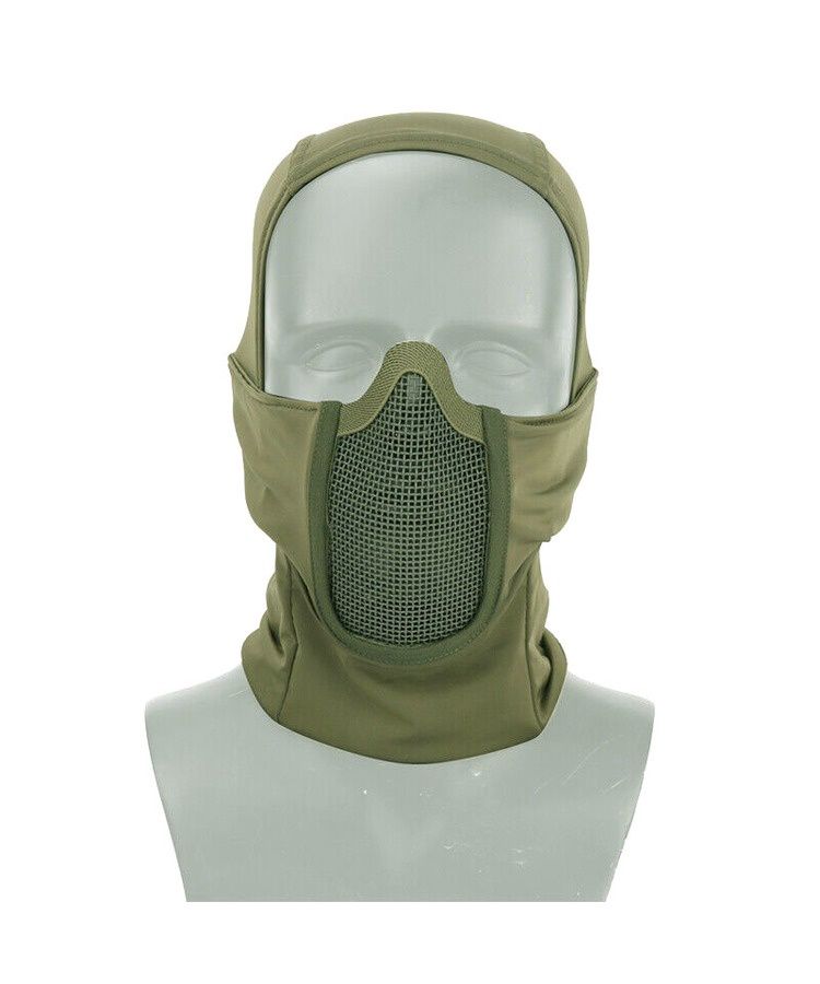 Operators Balaclava / Mesh Face, Colour: Olive