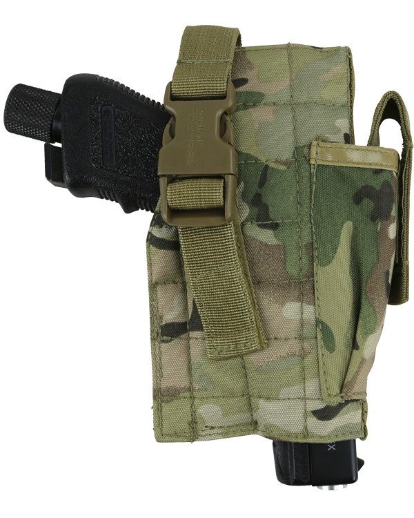 Molle Gun Holster with Mag Pouch, Colour: BTP
