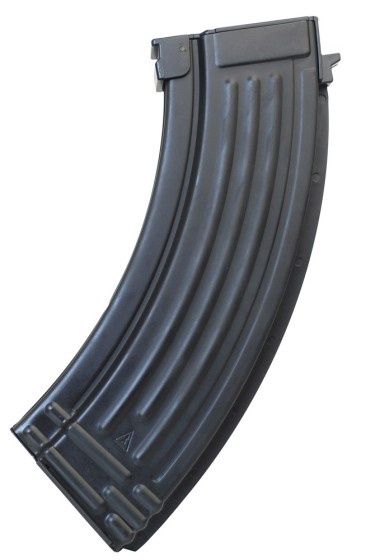 LCK47 (AK47) Magazine Folded Metal AEG (Mid-Cap/130R) (Black)