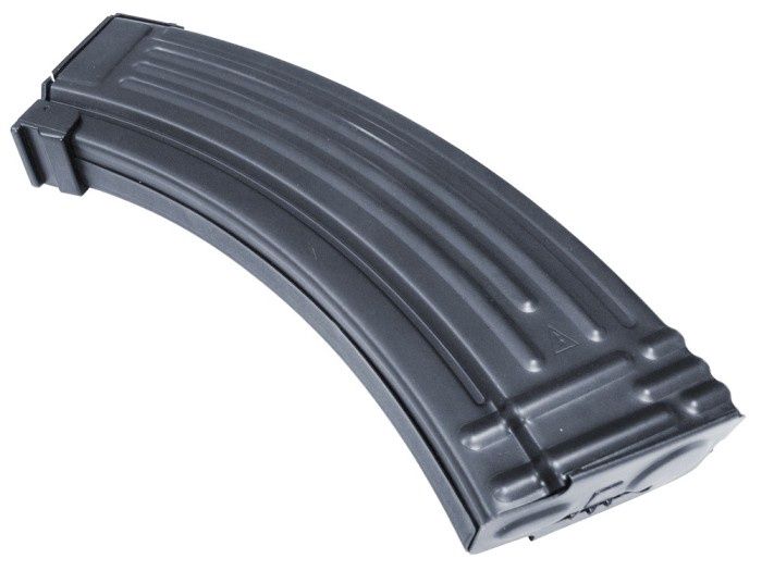 LCK47 (AK47) Magazine Folded Metal AEG (Hi-Cap/600R) (Black)