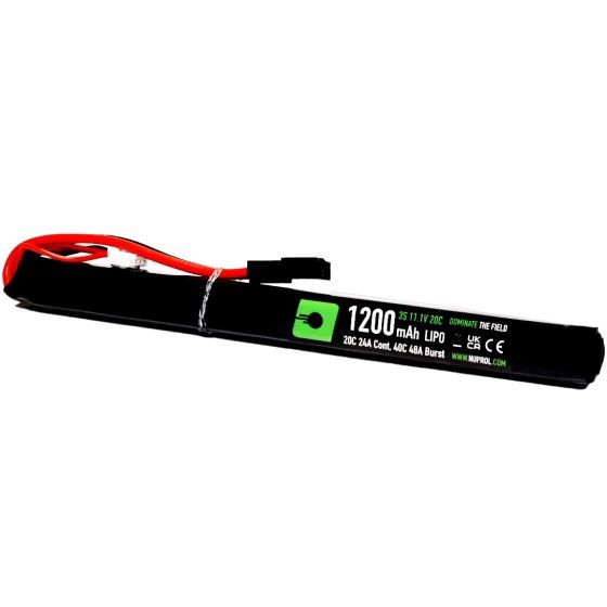 LiPo Battery 1200mAh 11.1v 20c (AK Slim Stick/Small Tamiya)