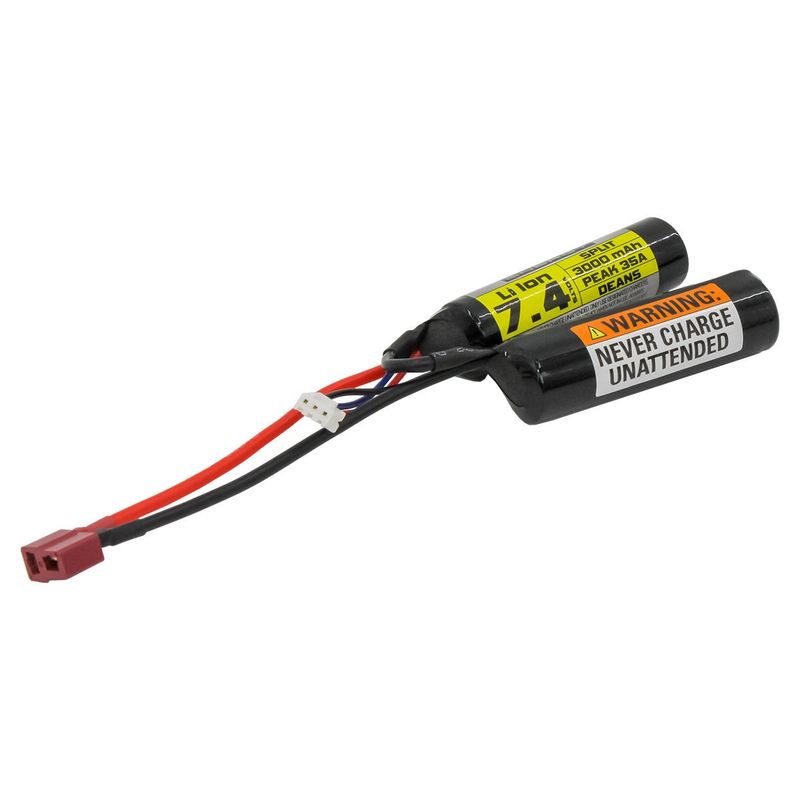 Li-Ion 7.4V 3000mAh Split Dean