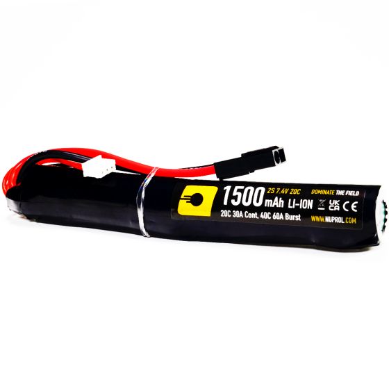 Li-Ion Battery 1500mAh 7.4v 20c (STK/Small Tamiya)
