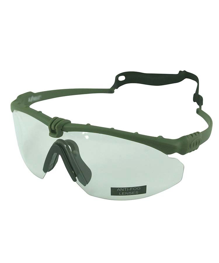 Ranger Glasses – Olive Green – Clear Lens