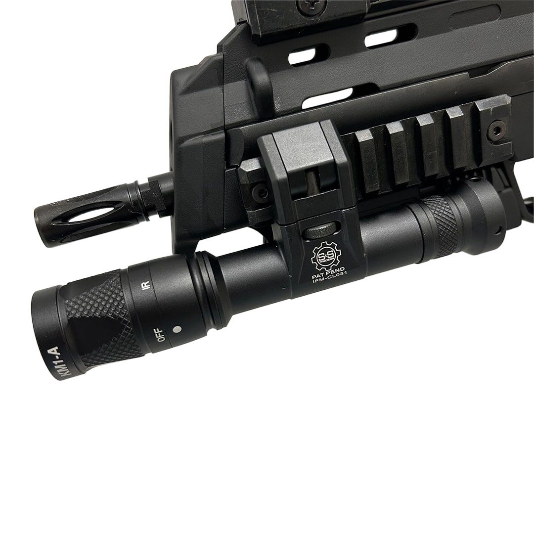 Side Ris mounted M600v Tac Light White &amp; IR Light