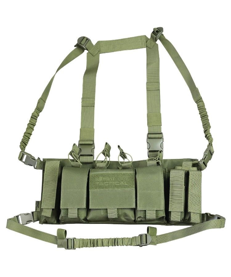 Trojan Chest Rig – Olive Green