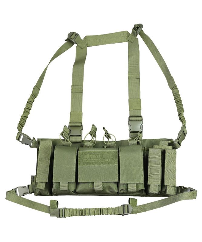 Trojan Chest Rig – Olive Green