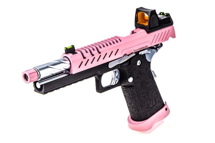 Hi-Capa 5.1 + RDS GBB Pistol (Pink|Black)