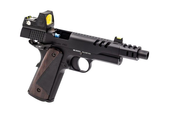 CS Defender Pro + RDS GBB Pistol (Black) (Black Complete)