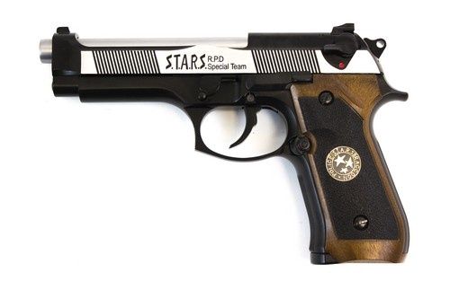 Biohazard M92 Gen2 Black/Silver Full Auto Pistol