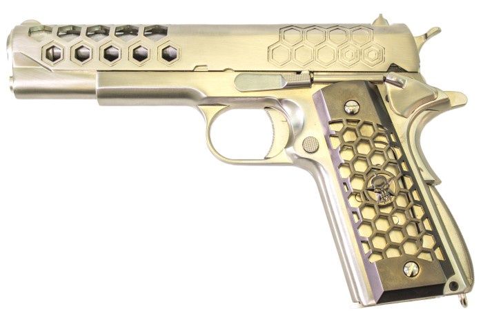 1911 Hex Pistol - Silver