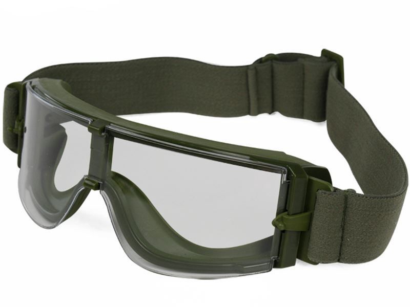X800 Goggle (OD Color - Clear Lens)
