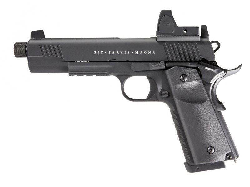 Rudis Magna - 1911 - XII Custom Pistol (Co2 Powered - Gas Ready - Black)