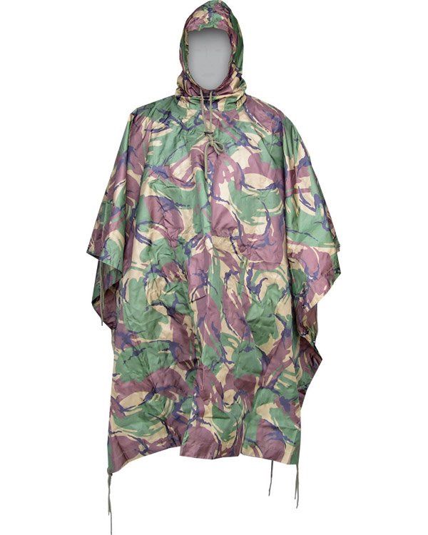US Style Poncho, Colour: DPM