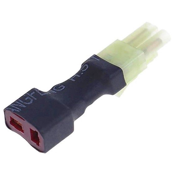Small Tamiya to Deans T-Connector Adapter (F-Deans|M-Tamiya)