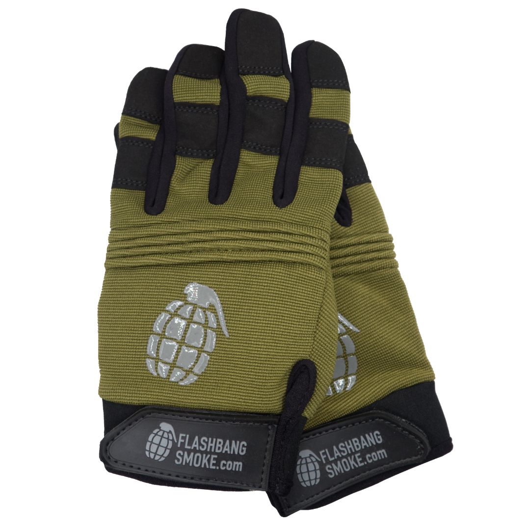Tactical Gloves in Olive Drab, Size: Small