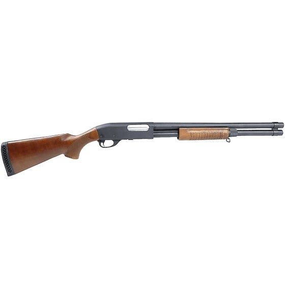 M870 Spring Shotgun (Extended) (Black|Real Wood)