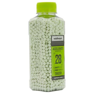 Accelerate Tracer 0.28g Airsoft BBs - 2500ct