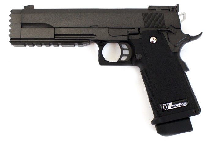 We - Hi-Capa 5.2 GBB Pistol (A) (Black)