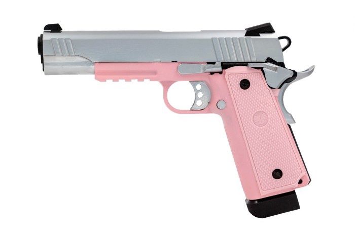 R14-R GBB Pistol (Silver|Pink)