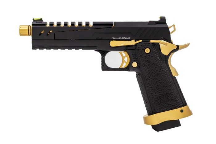 Hi-Capa 5.1S GBB Pistol (Black) (Gold Match)