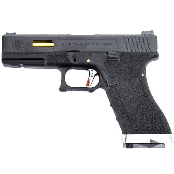 EU17 E-Force GBB Pistol (Black) (Gold Barrel)