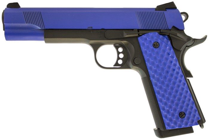 Raven - 1911/MEU GBB Pistol (Dual Tone) (Blue|Black)