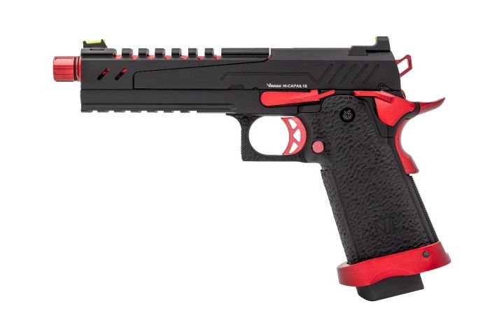 Vorsk - Hi-Capa 5.1S GBB Pistol (Black) (Red Match)