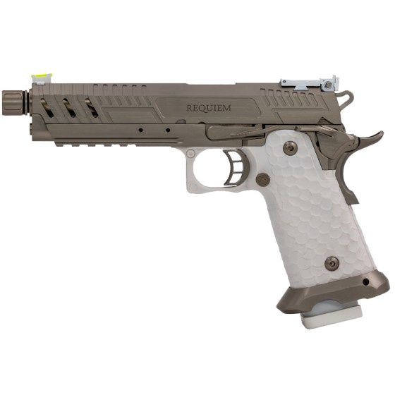 Hi-Capa CS Vengeance 5.1 REQUIEM GBB Pistol (Silver|White)