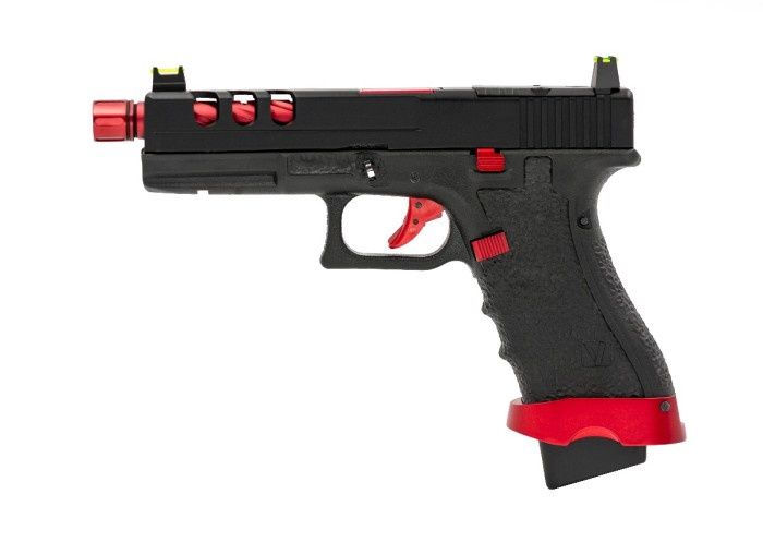 EU7-V GBB Pistol (Black) (Red Match)