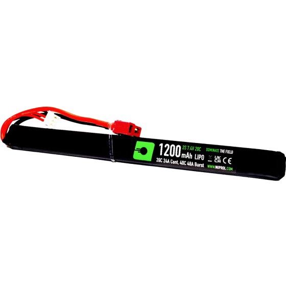 LiPo Battery 1200mAh 7.4v 20c (AK Slim Stick|Deans)