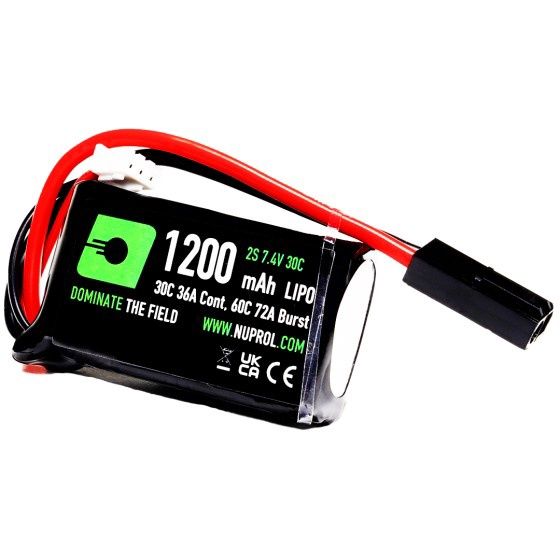 LiPo Battery 1200mAh 7.4v 30c (PEQ|Small Tamiya)