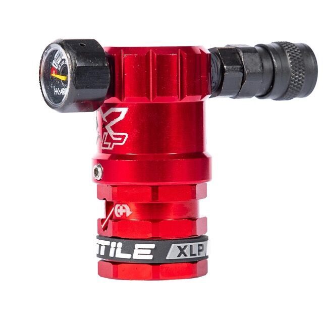 Hostile XLP Regulator - Side Port - Red