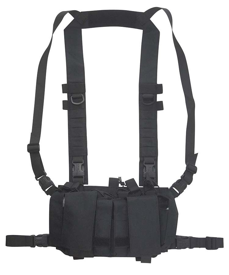 Delta High Capacity Chest Rig – Black
