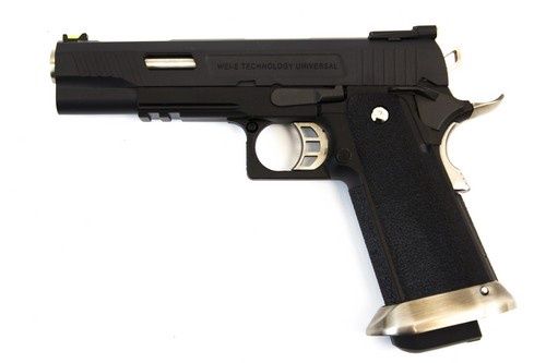 Hi-Capa 5.1 Gen2 E-Force GBB Pistol (Black) (Silver Barrel)