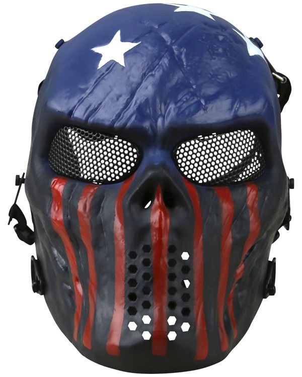 Skull Mesh Mask – USA
