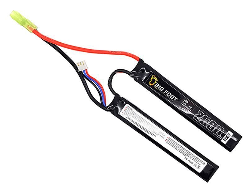 Lipo Battery 2600mAh 7.4v 25c (Two Way Split)
