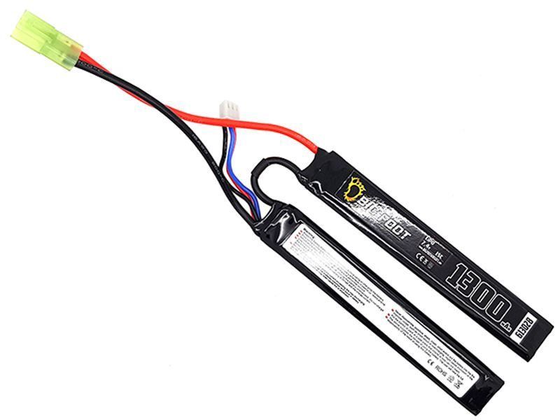 Lipo Battery 1300mAh 7.4v 15c (Two Way Split)